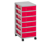 Flexeo® Rollcontainer 6 kleine Boxen 2