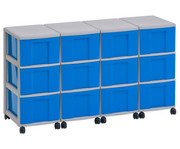 Flexeo® Container System 4 Reihen 12 große Boxen 4