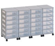 Flexeo® Container System 4 Reihen 24 kleine Boxen 1