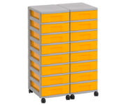 Flexeo® Container System 2 Reihen 16 kleine Boxen 2