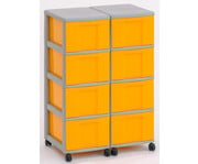 Flexeo® Container System 2 Reihen 8 große Boxen 4