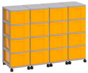 Flexeo® Container System 4 Reihen 16 große Boxen 2