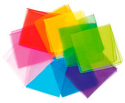 Betzold Chiffon Tücher in 10 Farben 10 Stück 1