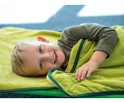 Betzold Stapelbare Liege mit Auflage und grünem Schlafsack 5