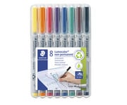 STAEDTLER Lumocolor® Folienschreiber abwischbar 8 Stück 1