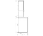 Komplett Set Miniküche Premium Sila 7