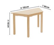 Betzold Trapeztisch Trapetino 4