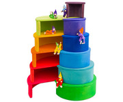 GRIMMS Großes Regenbogen Halbkreise Bauset 4