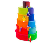 GRIMMS Großes Regenbogen Halbkreise Bauset 5