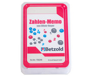 Betzold Zahlen Memo Merkspiel zur Mengenzerlegung 1