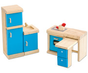 PLANTOYS Puppenhausmöbel Set 1 4