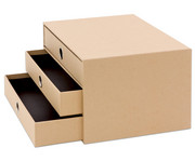 S O H O – 3er Schubladenbox Kraft 2