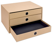 S O H O – 3er Schubladenbox Kraft 4