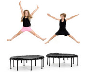 Trampolin mit Haltestange 2