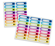 Namenssticker zum Selbstbeschriften 48 Stück 1