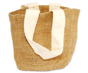 Jute Täschchen mit Innenfolie 10 Stück 1