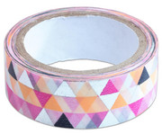 Washi Tape 4 Rollen Hotfoil silber 7