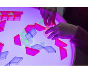 Betzold Transparente Pattern Blocks 360 Teile in Stapelbox 5