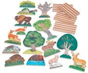 Tiere im Wald Holztheater 2