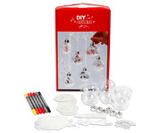 Foam Clay® Weihnachtskugeln Bastelset 2