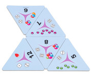 Tri Domino Zählen bis 12 1