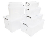 AllStore Aufbewahrungsbox mit Deckel 5 5 bis 85 l stapelbar 2