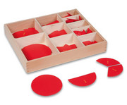 Nienhuis Kasten mit Bruchrechenkreisen 1
