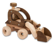 goki Holzfahrzeug Radlader natur 1