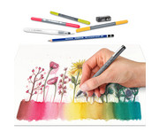 Blumen Aquarell Set 2