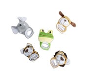 Kinderarmband mit Tierkopf 5er Set 1