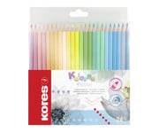 Kores® Dreikant Buntstifte Kolores Pastel 24 Stück 1