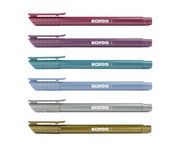 Kores® Fasermaler Style Brush Marker Metallic 6 Stück 5