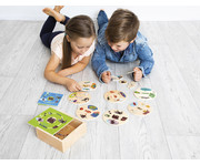 beleduc NAWITO Puzzle Tierarten 4