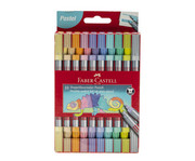 FABER CASTELL Doppelfasermaler Pastell 10 Stück 1