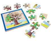 Jahreszeiten Puzzle Baum 5