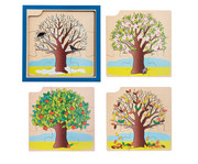Jahreszeiten Puzzle Baum 1