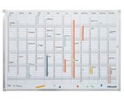 Betzold Whiteboard Jahresplaner mit Magnetsymbolen 65 x 95 cm 1