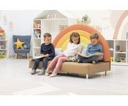 Betzold Regenbogensofa mit Kissen 5