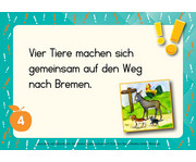 Lesen üben mit Bilderrätseln: Bremer Stadtmusikanten 5