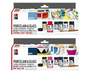 Marabu Porzellan und Glas Malfarben 1