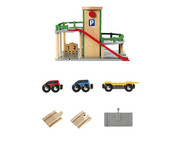 BRIO® World Parkhaus Straßen & Schienen 3