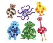 Großes Pompon Set 1500 Stück 4