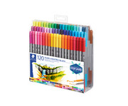 STAEDTLER Doppelfasermaler in sort Farben 120 Stück 2