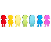 Acryl Figuren Kinder 7 Stück 1