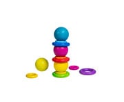 Balancespiel Fröbel Kugeln und Ringe 3