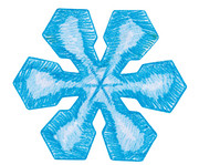 Schablonen Set Schneeflocken 12 Stück 3