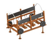 Überbrückungswagen Waggon Grüner Zug 1