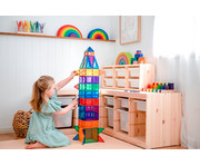 Connetix Kreativ Set Regenbogenfarben 102 teilig 5