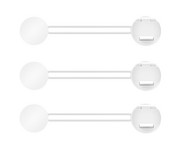 Vorteilspack Multisicherung weiß 3er Set 3