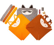 Bastelset Filzkörbchen Fuchs & Friends 3 Stück 1